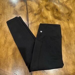 Zella High Waist Pocket Crop Black Leggings